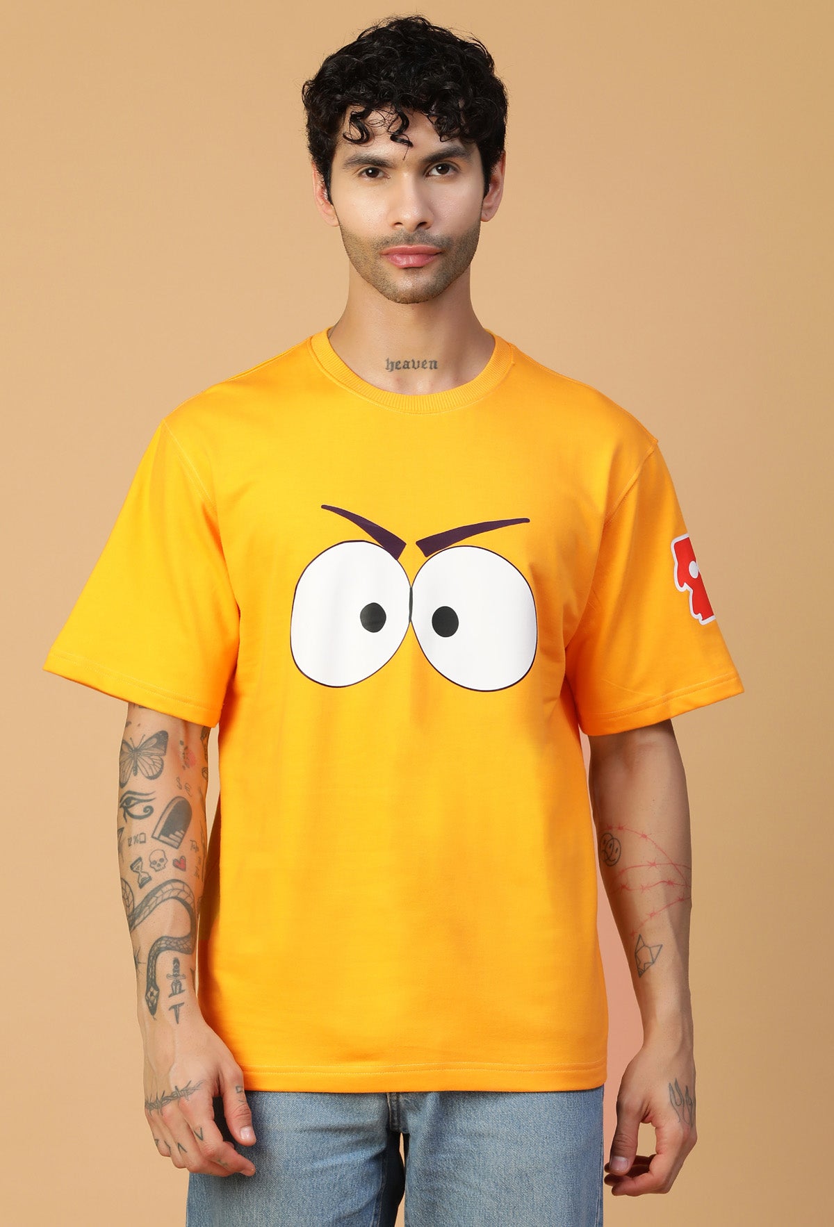 South Park Kyle Broflovski Pure Cotton Oversized T-shirt mustered