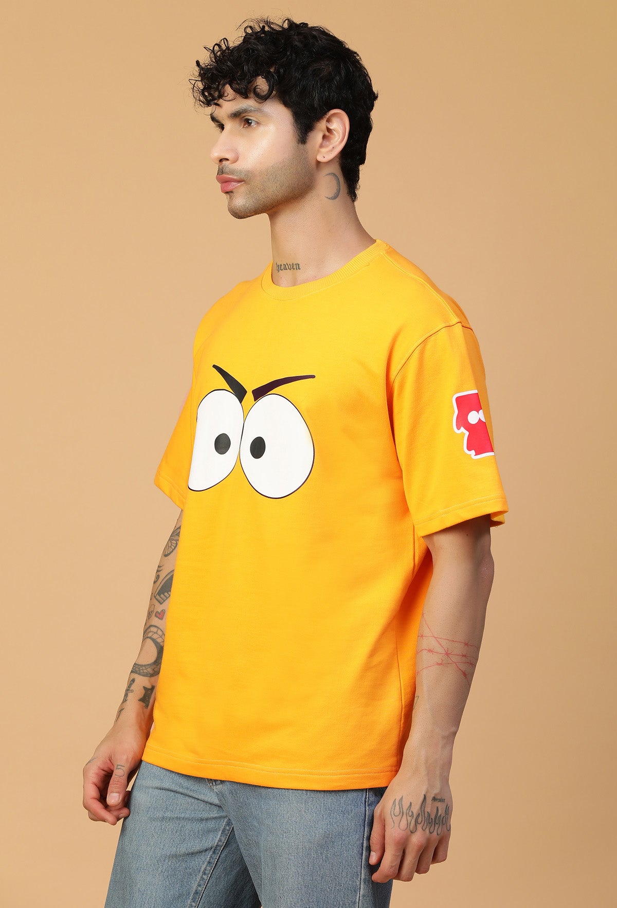 South Park Kyle Broflovski Pure Cotton Oversized T-shirt mustered