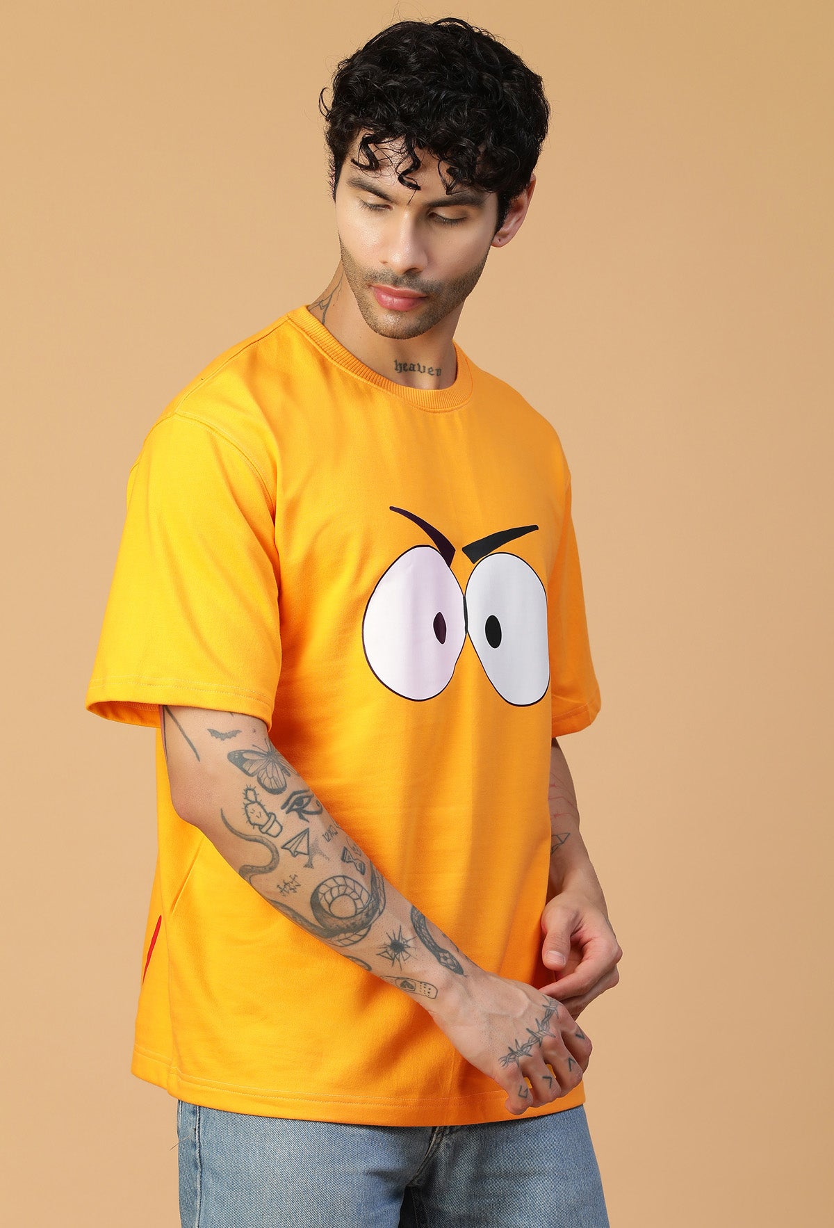 South Park Kyle Broflovski Pure Cotton Oversized T-shirt mustered