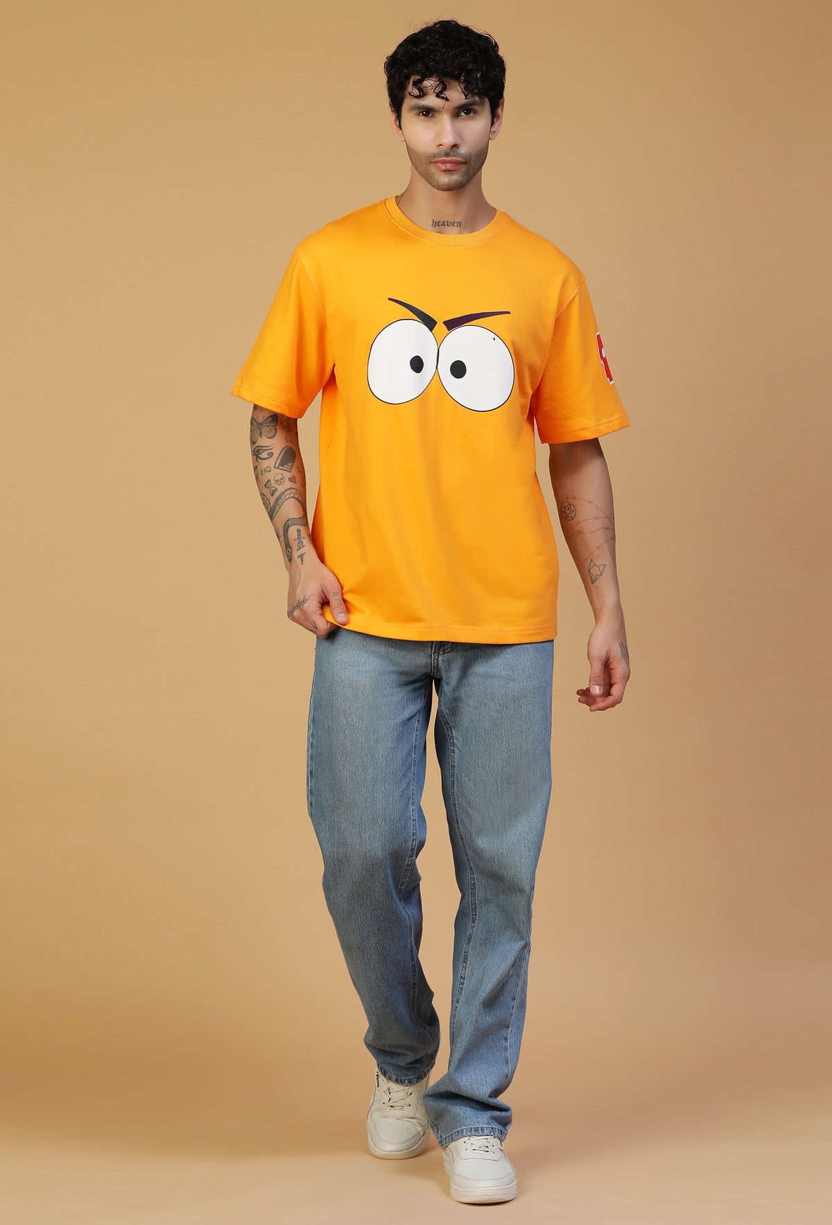 South Park Kyle Broflovski Pure Cotton Oversized T-shirt mustered