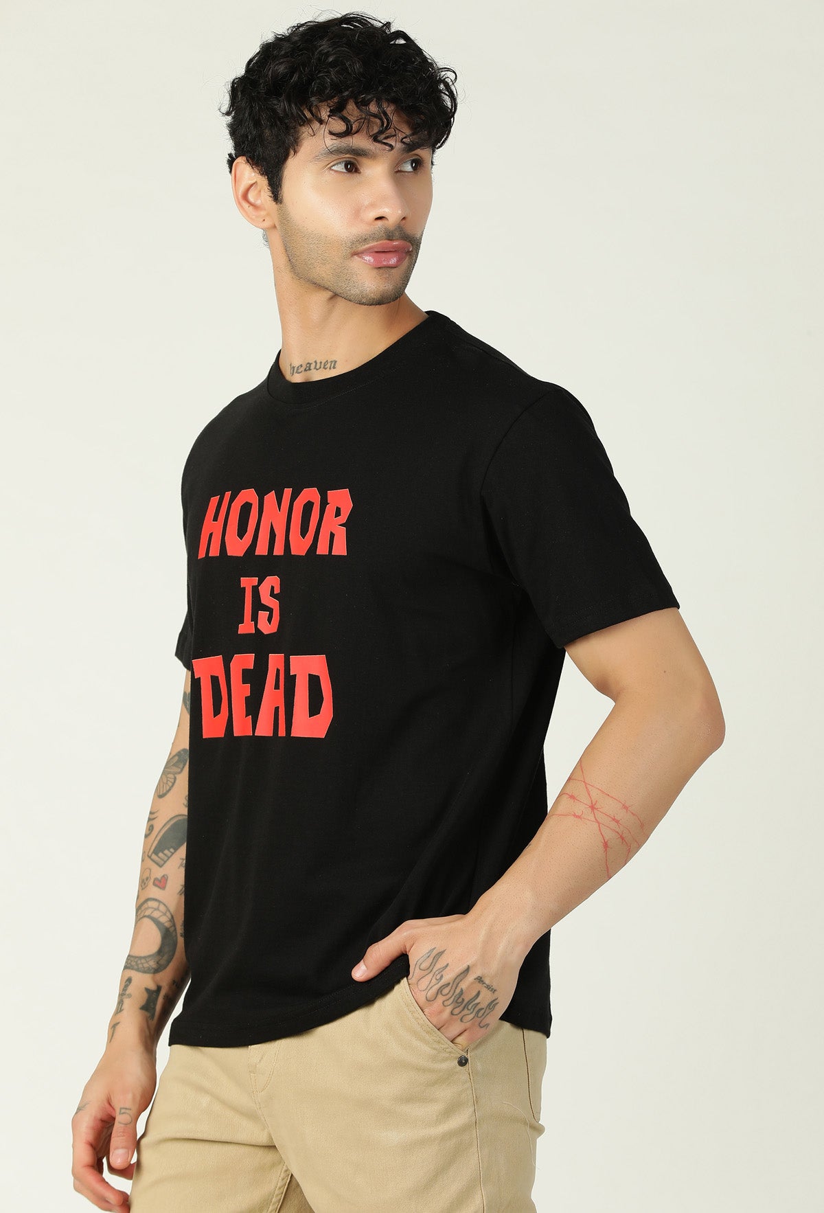 Game Graphic Regular Fit Printed T-Shirt Black