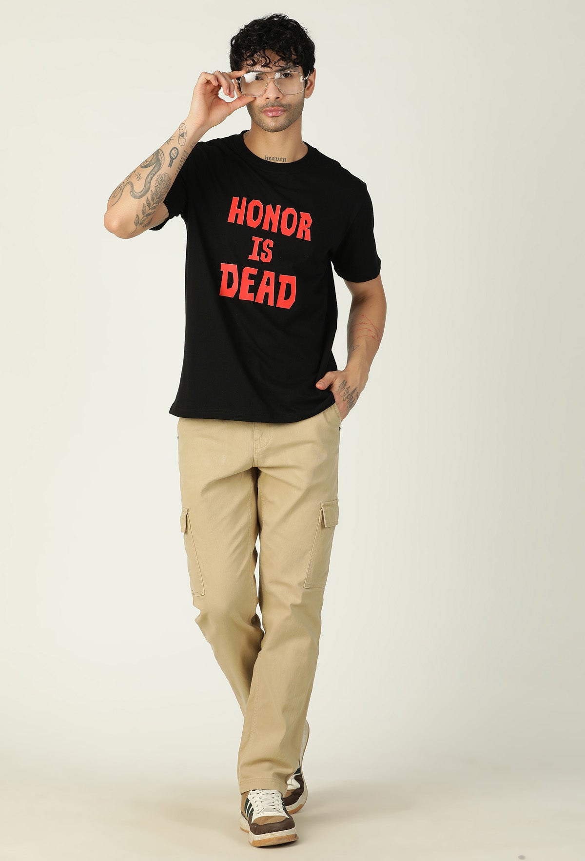 Game Graphic Regular Fit Printed T-Shirt Black