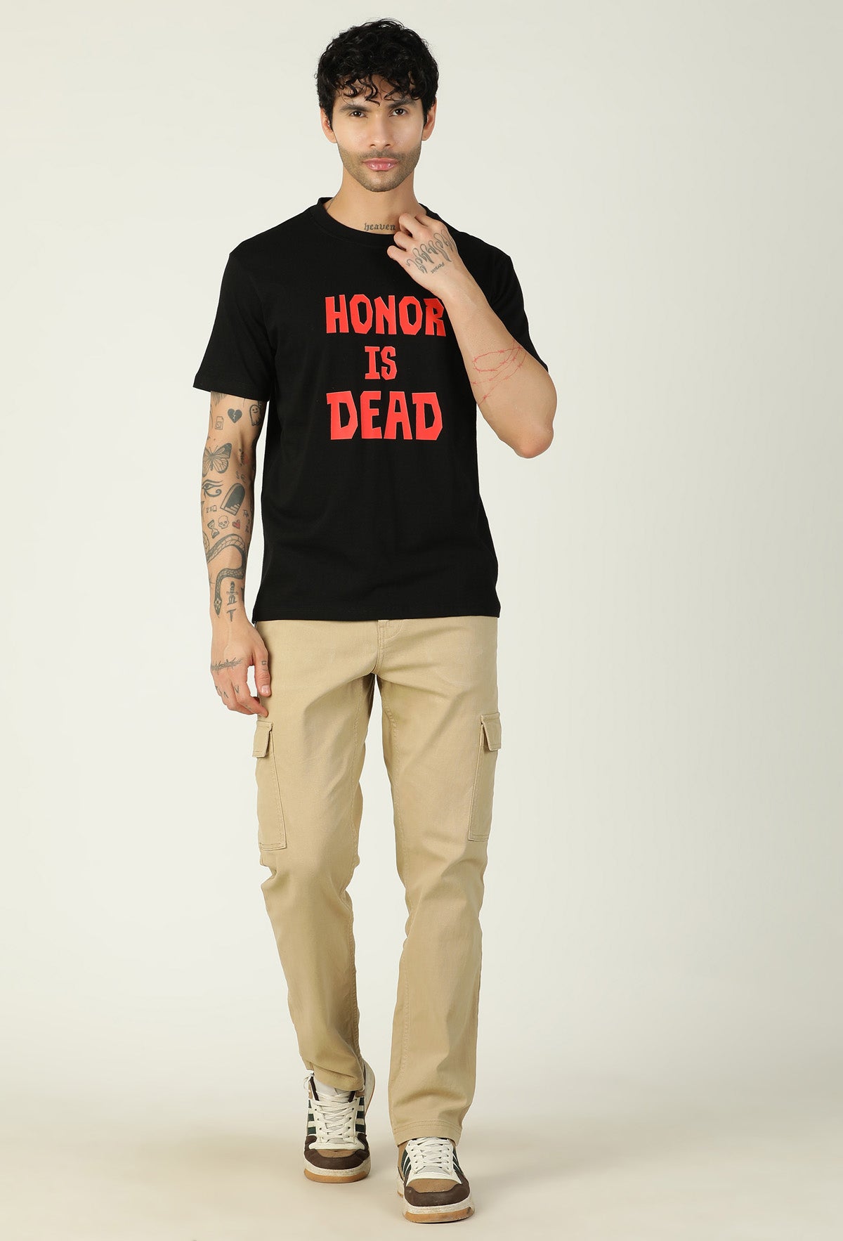 Game Graphic Regular Fit Printed T-Shirt Black