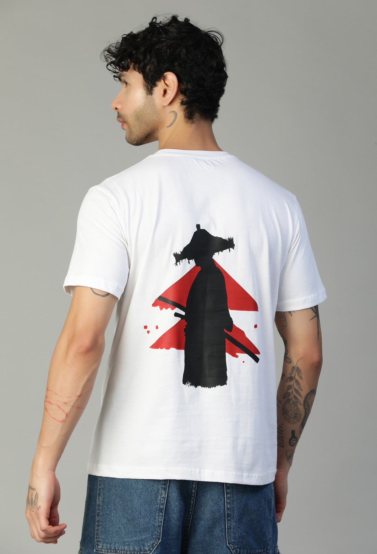 Ghost of Tsushima Graphic Regular Fit Printed T-Shirt White
