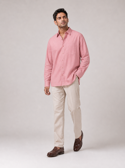 pink oversize tshirt for men