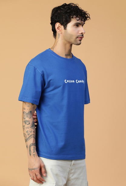 Tony Tony Chopper Premium Pure Cotton Oversized T-shirt Royal Blue