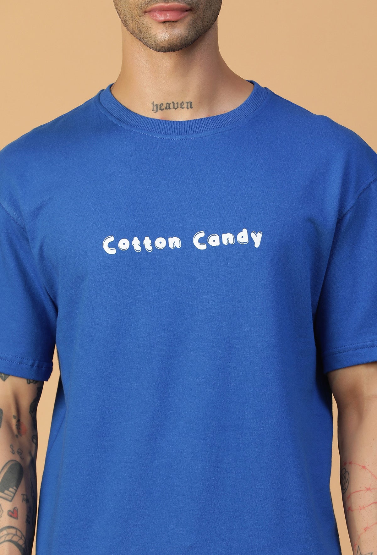 Tony Tony Chopper Premium Pure Cotton Oversized T-shirt Royal Blue.