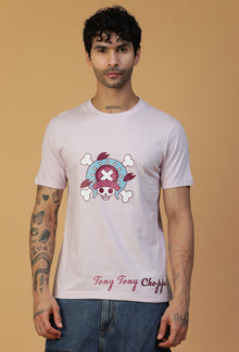 Regular Fit One piece Character Tony Tony Chopper Lavender T-Shirt