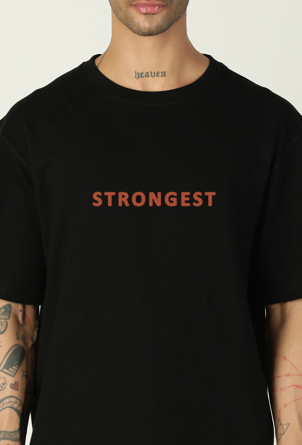 Premium Dragon Design Printed Pure Cotton Black Oversized T-shirt.