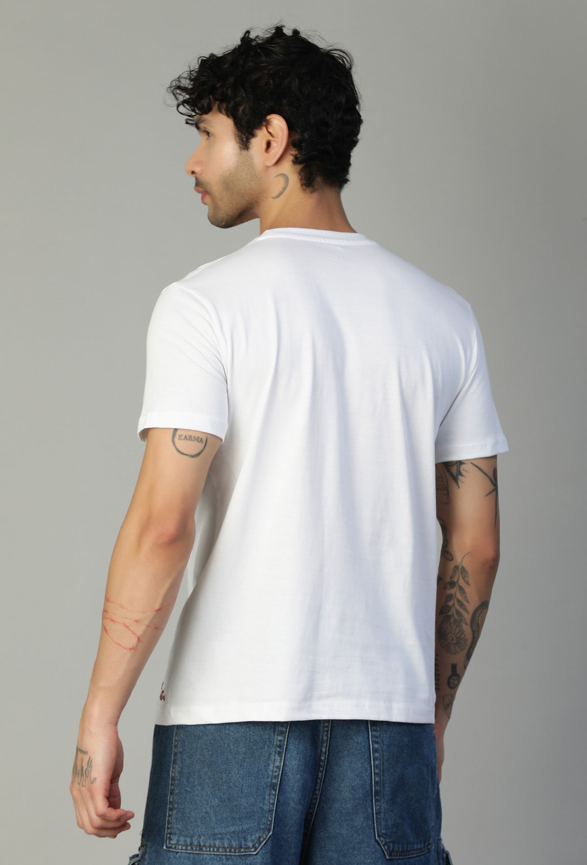 One Piece Sun Pirate Symbol Printed on White Regular Fit T-Shirt.