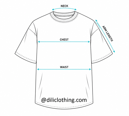 Oversize T-Shirt Size Chart