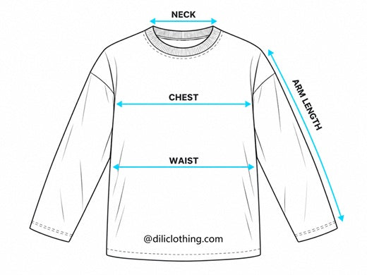 Waffle T-Shirt Size Chart
