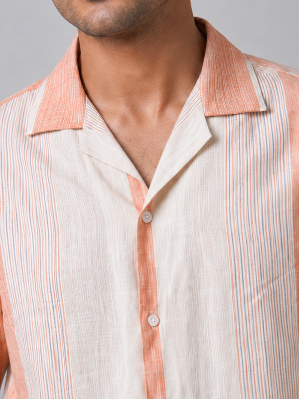 peach-cream-striped-shirt-collar-closeup
